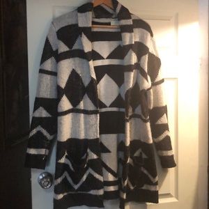 Forever 21 Tribal Cardigan Sweater
